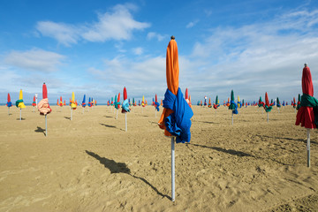 Deauville beach view