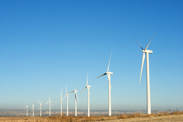 Fototapeta premium Wind energy concept
