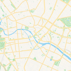 Berlin, Germany printable map