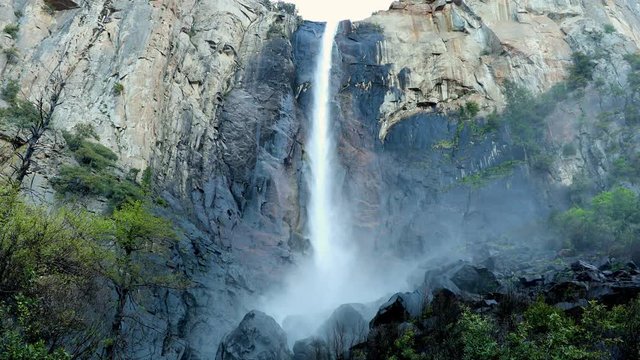 Bridal Veil Falls at Yosemite National Park