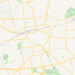 Dortmund, Germany printable map