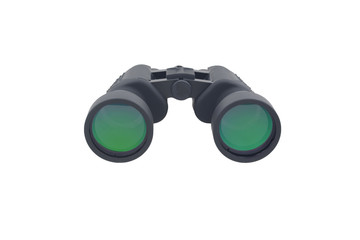 Binoculars isolated on white background	