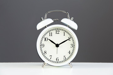 White alarm clock