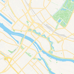 Bremen, Germany printable map