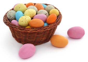 Decorated easter eggs