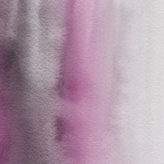 Fototapeta premium Pink ink and watercolor texture on white paper background. Paint leaks and ombre effects. Hand painted abstract image.
