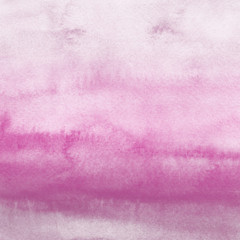 Pink ink and watercolor texture on white paper background. Paint leaks and ombre effects. Hand painted abstract image.