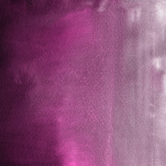 Pink ink and watercolor texture on white paper background. Paint leaks and ombre effects. Hand painted abstract image.