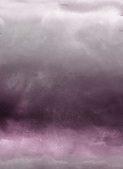 Pink ink and watercolor texture on white paper background. Paint leaks and ombre effects. Hand painted abstract image. © artistmef