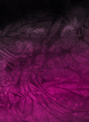 Pink ink and watercolor texture on white paper background. Paint leaks and ombre effects. Hand painted abstract image. © artistmef