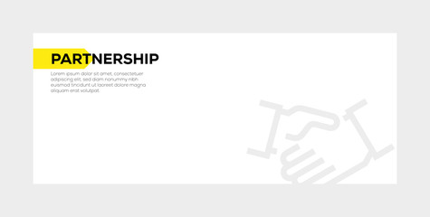 PARTNERSHIP BANNER CONCEPT