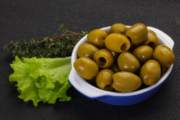 Big green olives
