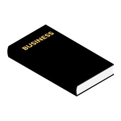 Business book isometric
