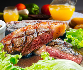 Grilled picanha, traditional Brazilian cut!