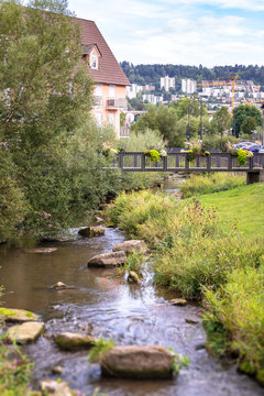 small river at Nagold Germany