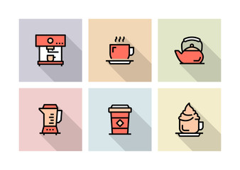 COFFEE ICON CONCEPT