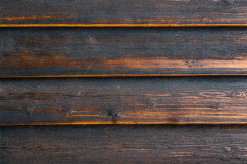 Texture of wooden surface as background, top view.