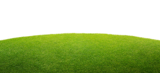 a green grass isolated background - Powered by Adobe