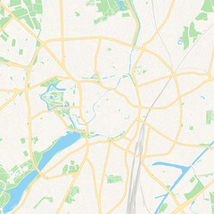 Munster, Germany printable map