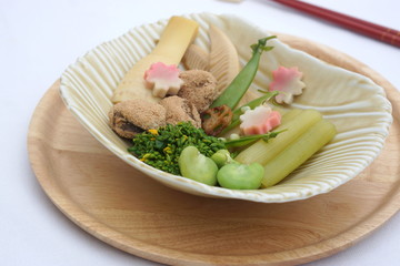 春野菜の炊き合わせ
