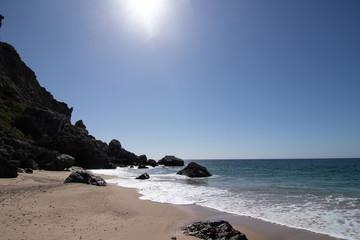 Rocks on the beach