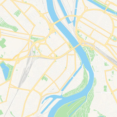 Ludwigshafen am Rhein, Germany printable map