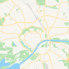 Ingolstadt, Germany printable map