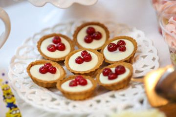 delicious sweets on candybar