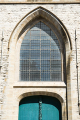 Fototapeta premium window of Sint Salvators cathedral in Bruges, Brugge, Belgium