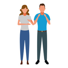 couple avatar cartoon character