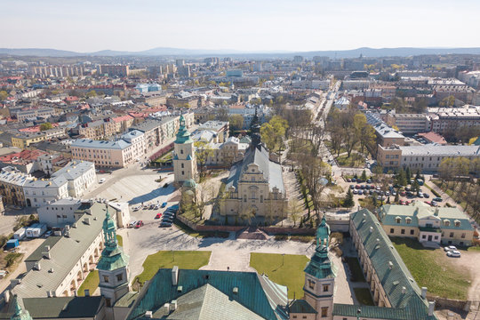 Poland, panorama of Kielce