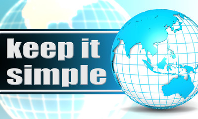 Keep it simple with sphere globe