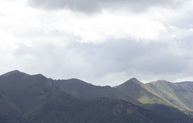 Fototapeta premium clouds and sky over mountain