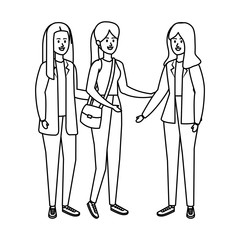 young girls friends characters