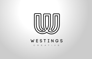 W Logo. W Letter Icon Design Vector