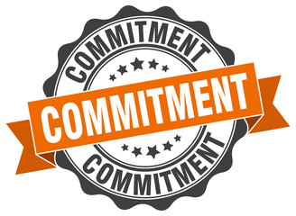 commitment stamp. sign. seal