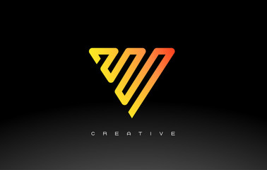 Letter V Monogram Logo Design.