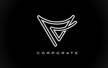 Letter V Logo. V Letter Design Vector
