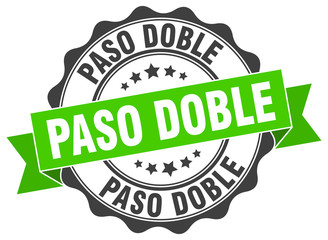 paso doble stamp. sign. seal