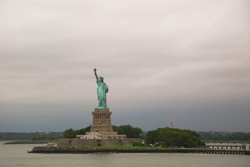 Fototapeta na wymiar The Statue Of Liberty, New York City, United States