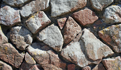 Texture of large stones close-up.