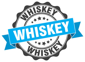 whiskey stamp. sign. seal