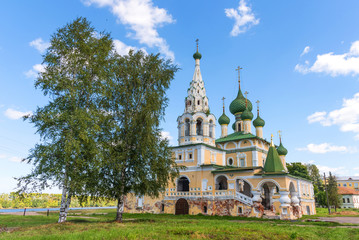 Fototapeta na wymiar The Church Of St John The Baptist in Uglich, Russia.