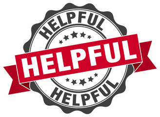 helpful stamp. sign. seal