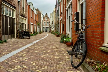 Fototapeta premium old dutch bike