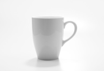 Coffee cup mug isolated on white background