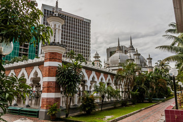 Fototapeta na wymiar Sultan Abdul Samad Jamek Mosque, Kuala Lumpur