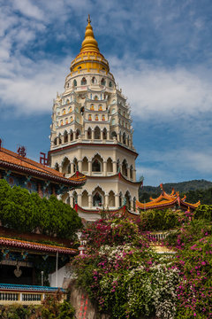 Kek Lok Si Temple, the ornate Buddhist temple, Penang Island, Malaysia