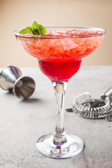 Fresh margarita cocktail