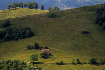 Fototapeta na wymiar Landschaft in Rumänien